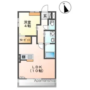 ブローブラン【2階】の間取り