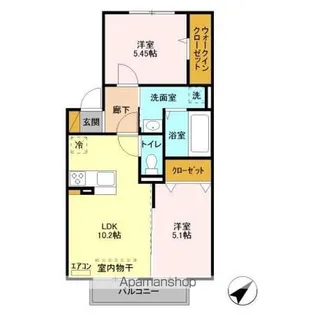 バードネイチャー A棟【2階】の間取り