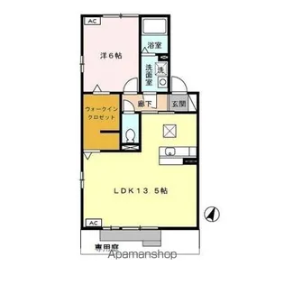 VIVIENDA・K(ビビエンダケイ) B【1階】の間取り