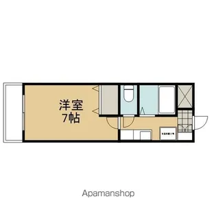 ロイヤルコート西賀茂【105号室号室】の間取り