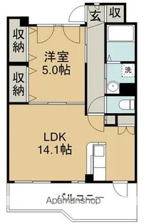 ラフィネ【3階】の間取り
