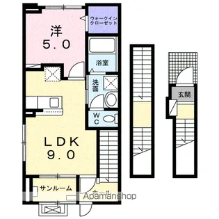 エアリー・ロード【3階】の間取り