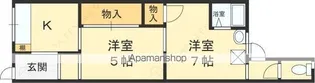 ECO CUBE瓢箪山【1階】の間取り