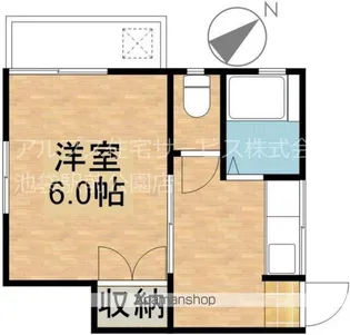 コーポ鵬(オオトリ)【201号室】の間取り