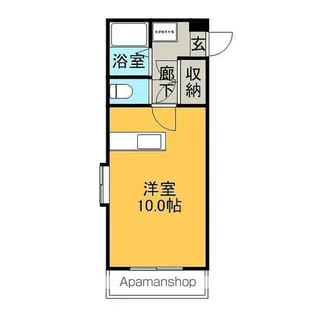 ロゼーヌ脇田【4階】の間取り