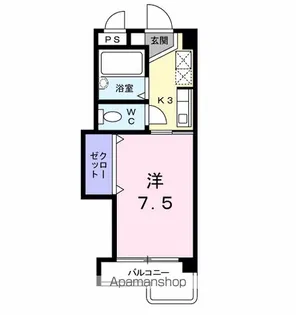 アビタシオン柳町【3階】の間取り