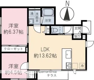 (仮称)双葉町パレス【101号室】の間取り