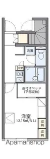 レオパレスソフィア A【1階】の間取り