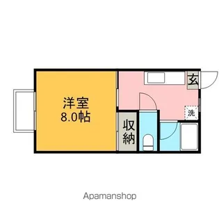 フラッツカシオペア【B1号室】の間取り