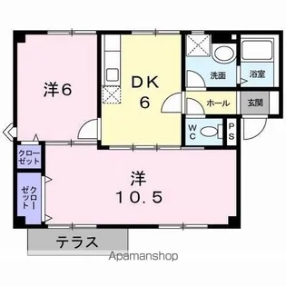 プラドール裕 A【1階】の間取り