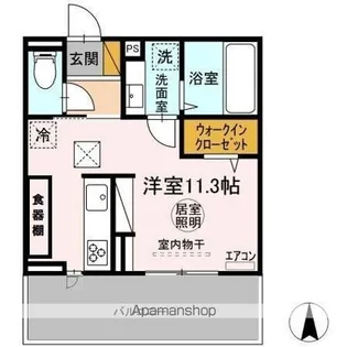 エストレーラ金田西【1階】の間取り