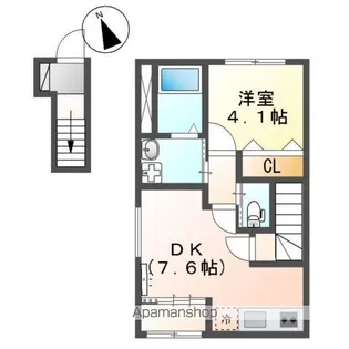 アルデバラン348【2階】の間取り