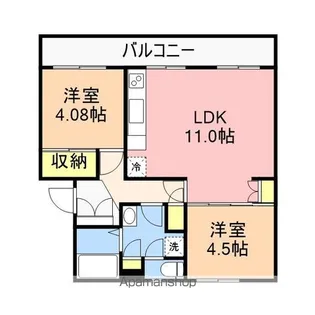 高志レジデンス【5階】の間取り