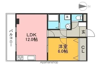 アバンギャルド 愛ランド【2階】の間取り