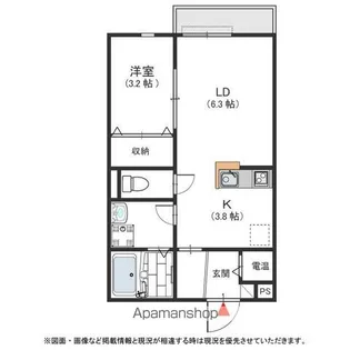 KINZY COURT Ⅱ【203号室号室】の間取り