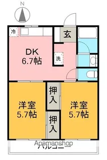 DENDEN NAKAMAMA【1階】の間取り