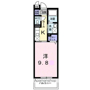 フェアリーヒルズ ヒビキ【1階】の間取り