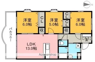 エスペランサ Ⅱ【2階】の間取り