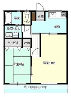 SEASON【202号室】の間取り
