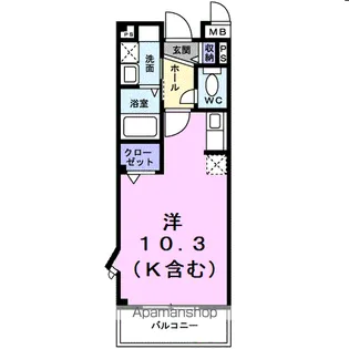 セントレ青山【2階】の間取り