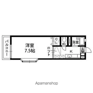 メゾン・ミサ【201号室】の間取り
