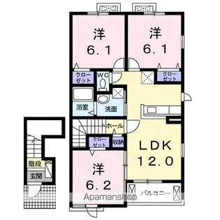 サンライズ大塚 T【2階】の間取り