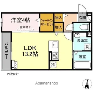 DーHILLS西浅田【2階】の間取り
