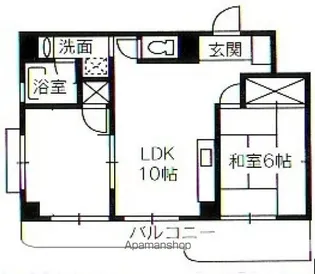 セレニティ光【302号室号室】の間取り