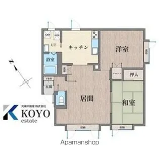 ラ・ユーベル【103号室】の間取り