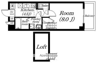 レジデンスフジマン【606号室】の間取り