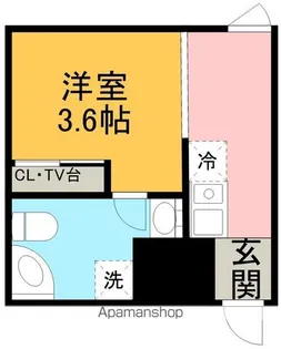 ソリッド名駅【3階】の間取り