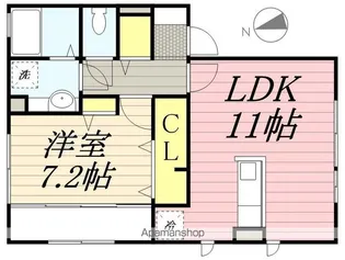 バラジュ【2階】の間取り