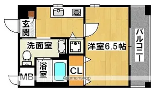 ライフデザイン新金岡C棟【2階】の間取り