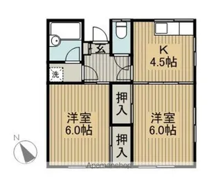 和泉ハイム【2階】の間取り