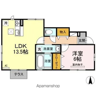 ユートピア【1階】の間取り