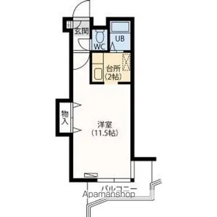 藤井ビル北17条Ⅱ【703号室】の間取り