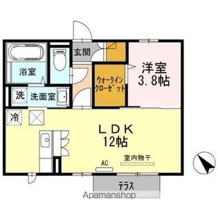 プレジャースクエアⅡ【1階】の間取り
