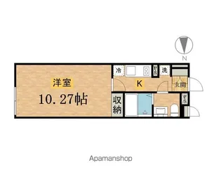 LUCENT COURT子安町【308号室】の間取り