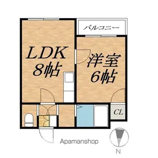 COMFORT KUSAKA【3階】の間取り