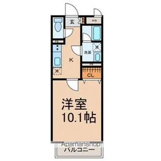 ヴィラ豊科【102号室号室】の間取り