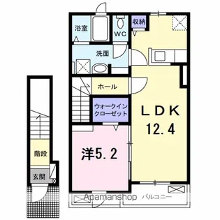 メゾンドプティアンジュ【2階】の間取り