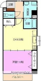 シャトー岐山館【301号室】の間取り