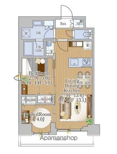 グランエール西日暮里SOUTH【4階】の間取り