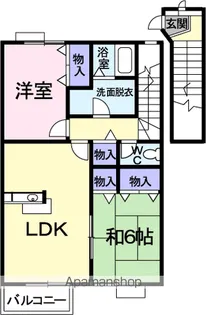 ウィステリア【2階】の間取り