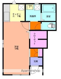 PRIMUS W【101号室】の間取り