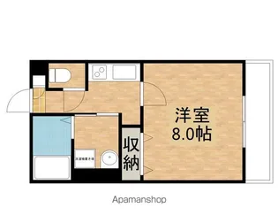 クローバーコート【203号室】の間取り