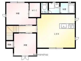 リッシュコリーヌA【2階】の間取り