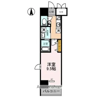 ロージェ泉中央【2階】の間取り