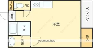 グローリア諏訪【1階】の間取り