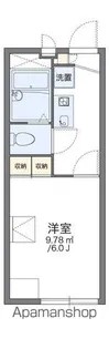 レオパレス堀川【106号室】の間取り
